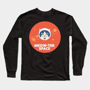 Meowter Space Long Sleeve T-Shirt